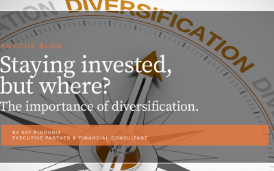 Staying invested, but where? The importance of diversification.